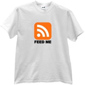 Tricou Feed Me (RSS)