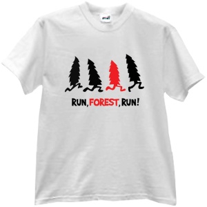 Tricou Run, Forest, Run