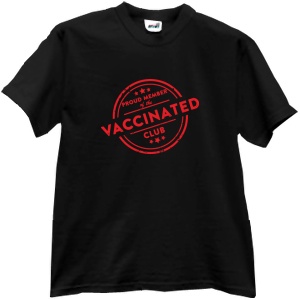 Tricou Proudly Vaccinated Club