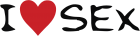 Tricou I love sex