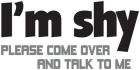 Tricou I'm shy