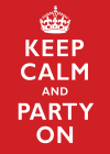 Tricou Keep Calm and Party On