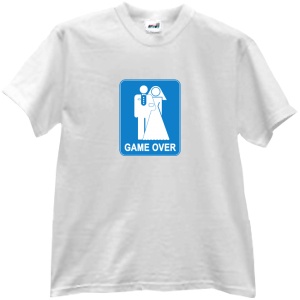 Tricou Petrecerea burlacilor (Game Over)