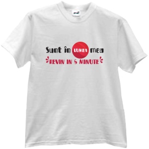 Tricou Sunt in lumea mea