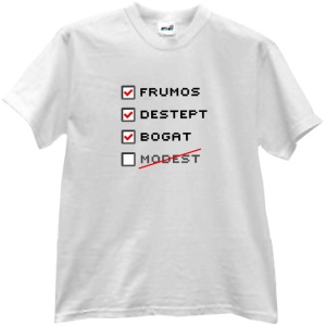 Tricou Frumos si destept