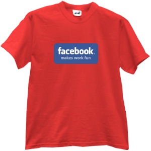 Tricou Facebook at work