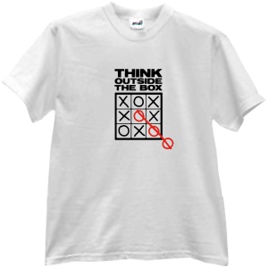 Tricou Think outside the box