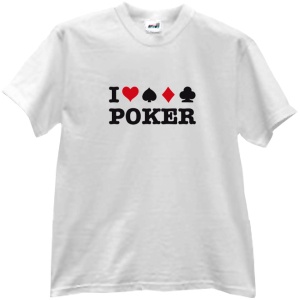 Tricou I Love Poker