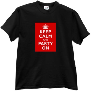 Tricou Keep Calm and Party On