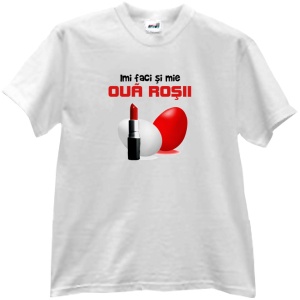 Tricou Oua rosii