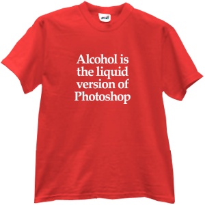 Tricou Liquid version of Photoshop