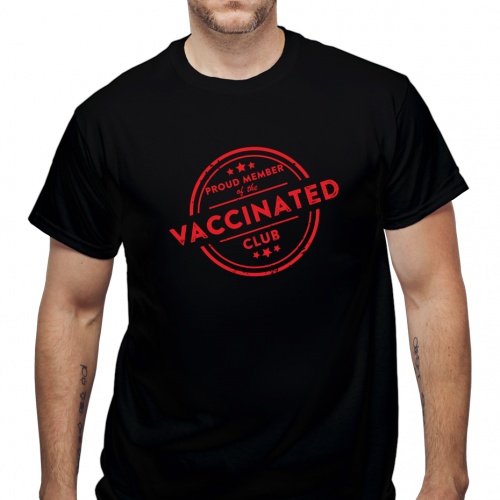 Tricou Proudly Vaccinated Club