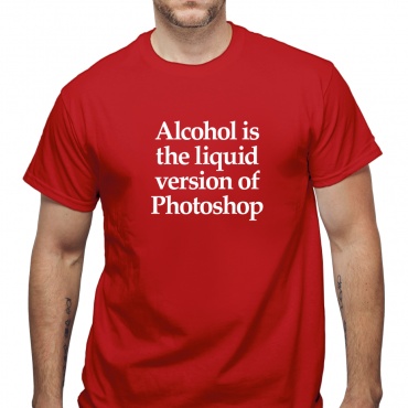Tricou Liquid version of Photoshop