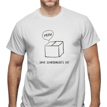 Tricou Save Schrödinger's Cat!