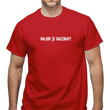 Tricou Major si Vaccinat