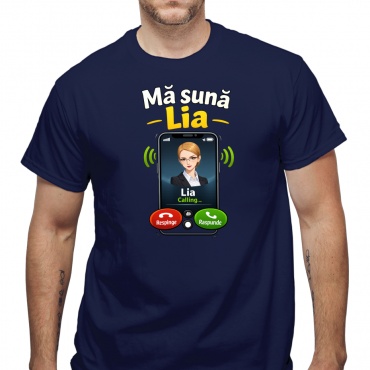 Tricou Mă sună Lia