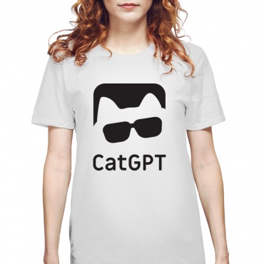 Tricou dama CatGPT